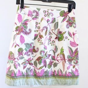 Edme and Esyllte Poinciana Floral Bird Skirt